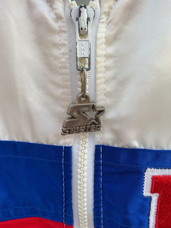 AS-IS 1980S USA OLYMPIC SATIN ZIPUP STARTER JACKET