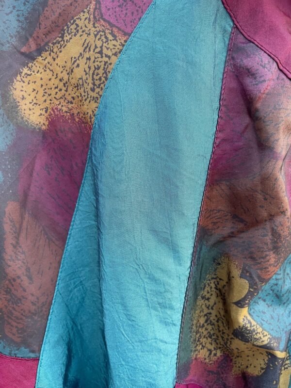 1990S IRIDESCENT COLORBLOCK ZIP-UP WINDBREAKER