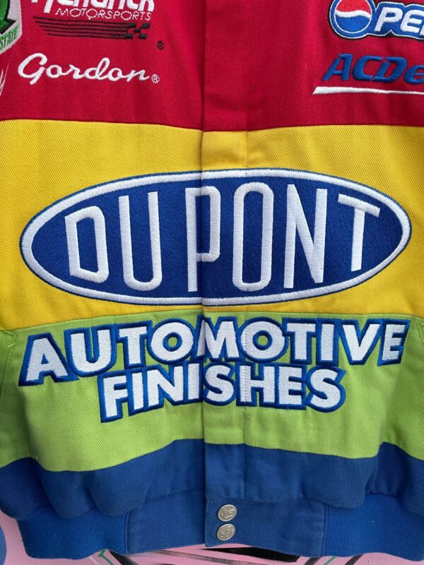 NASCAR #24 JEFF GORDON DUPONT COLORBLOCK RACING JACKET