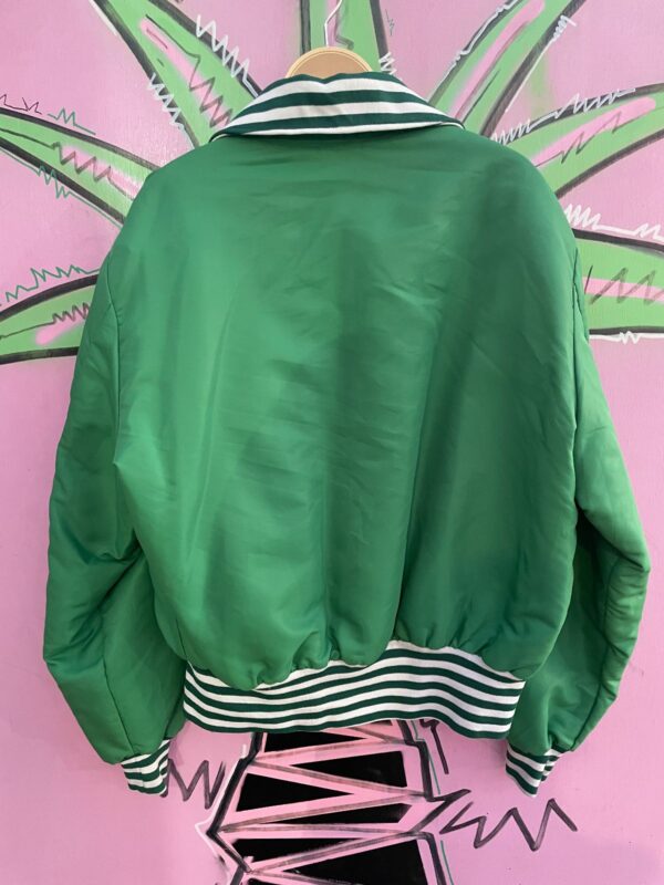 RETRO 1970S VARSITY STRIPE COLLAR CHENILLE BASKETBALL PATCH 77-79 FOR GREG BOMBER JACKET