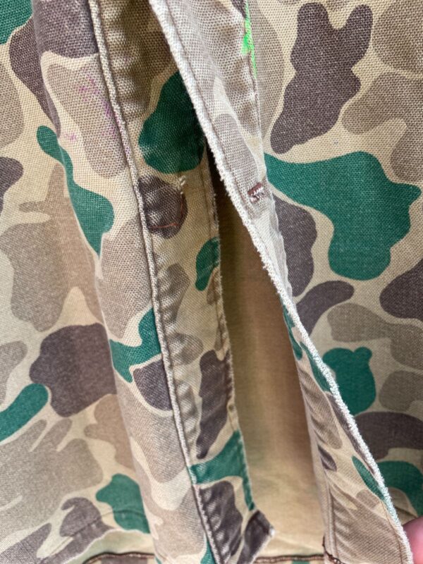 AS-IS DISTRESSED CLOUD CAMO HUNTING LS BD SHIRT
