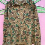 AS-IS DISTRESSED CLOUD CAMO HUNTING LS BD SHIRT