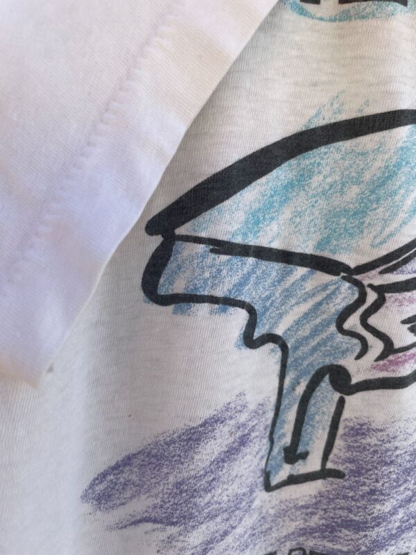 PAPER THIN 1986/87 BILLY JOEL PASTEL PIANO GRAPHIC T-SHIRT