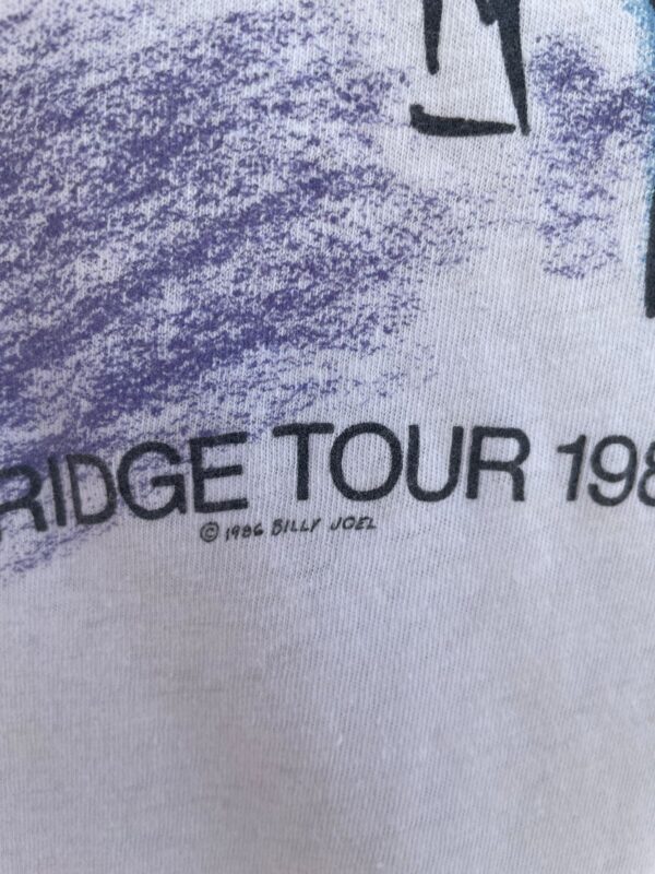 PAPER THIN 1986/87 BILLY JOEL PASTEL PIANO GRAPHIC T-SHIRT