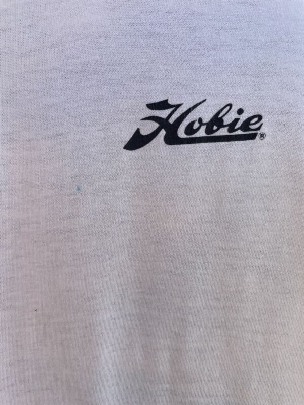 CUTE! 1980S HOBIE SURF 1989 NEON RAINBOW SURFING GRAPHIC BABY TEE