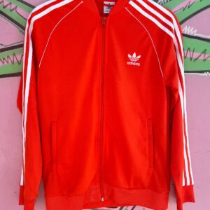 Photo detail:BRIGHT! ORANGE ADIDAS TRACK JACKET