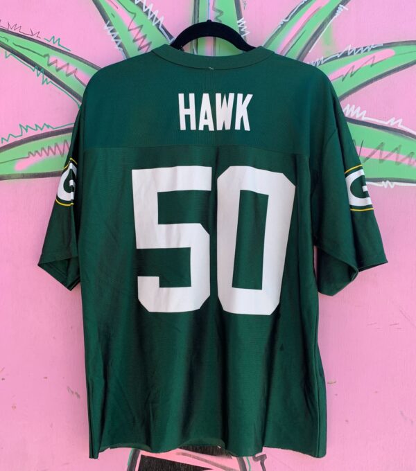 NFL GREEN BAY PACKERS FOOTBALL CUT CROPPED JERSEY #50 AJ HAWK