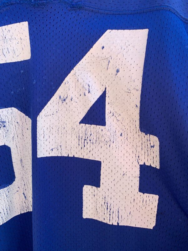 *AS-IS* PERFECTLY DISTRESSED #54 MESH CUT CROPPED FOOTBALL PRACTICE JERSEY