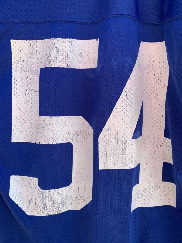 *AS-IS* PERFECTLY DISTRESSED #54 MESH CUT CROPPED FOOTBALL PRACTICE JERSEY