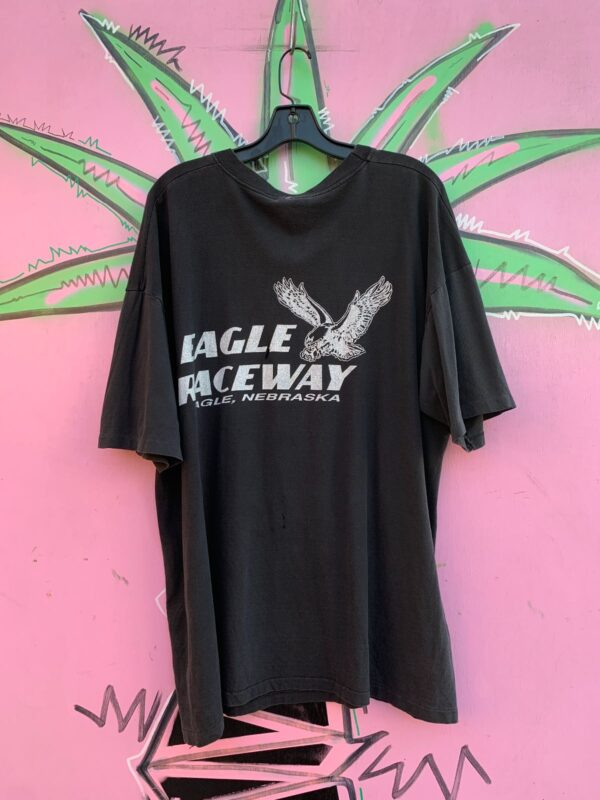 *AS-IS* EAGLE RACEWAY NEBRASKA SCARED SHITLESS GRAPHIC T SHIRT