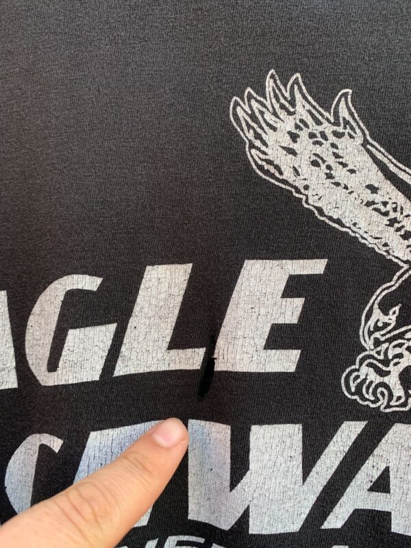 *AS-IS* EAGLE RACEWAY NEBRASKA SCARED SHITLESS GRAPHIC T SHIRT