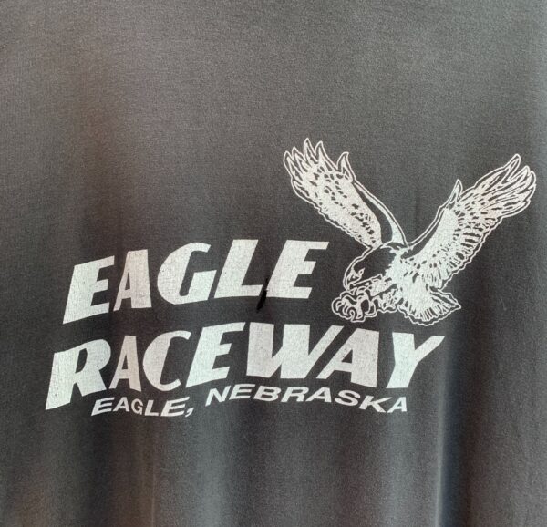*AS-IS* EAGLE RACEWAY NEBRASKA SCARED SHITLESS GRAPHIC T SHIRT