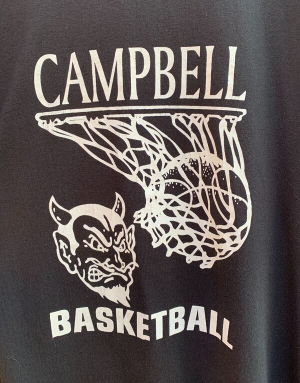 CAMPBELL DEVIL BASKETBALL GRAPHIC T SHIRT