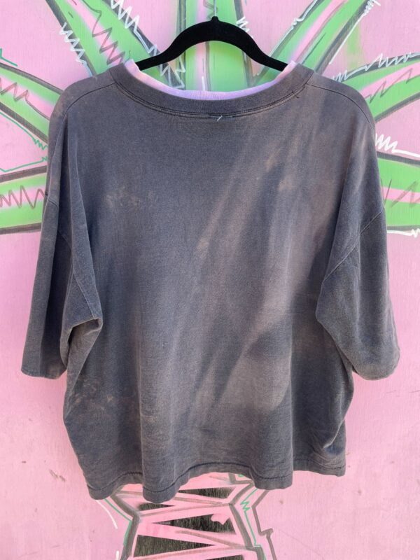 *AS-IS* MICKEY MOUSE SILHOUETTE DOUBLE LAYER GRAPHIC T SHIRT