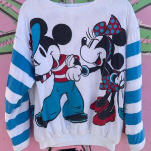 Photo detail:CUTE! 1980S REVERSIBLE MICKEY MOUSE PUFFY SWEATSHIRT - LE PETIT MARIN GRAPHIC