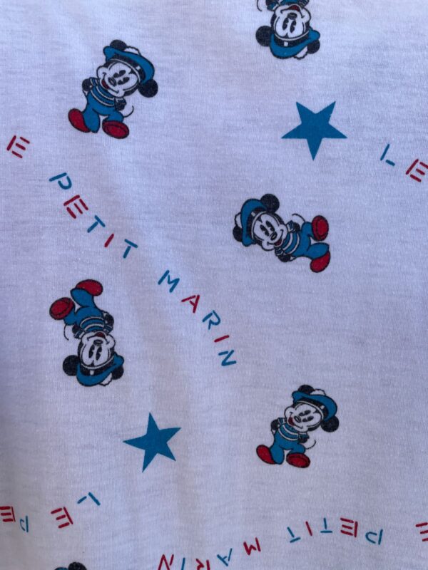 CUTE! 1980S REVERSIBLE MICKEY MOUSE PUFFY SWEATSHIRT - LE PETIT MARIN GRAPHIC