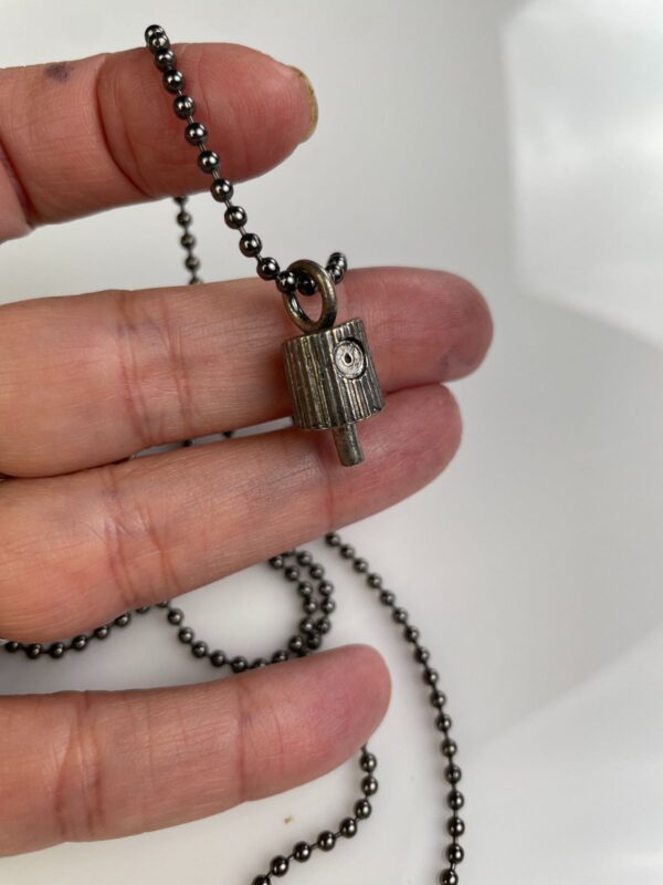 * CAN CONTROL * GRAFFITI SPRAY TIP SOLID BRASS REPLICA PENDANT NECKLACE