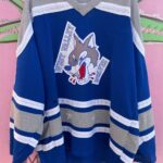 *AS-IS* WEST VALLEY WOLVES OVERSIZED HOCKEY JERSEY #38 SULLIVAN