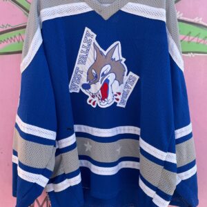 Photo detail:*AS-IS* WEST VALLEY WOLVES OVERSIZED HOCKEY JERSEY #38 SULLIVAN