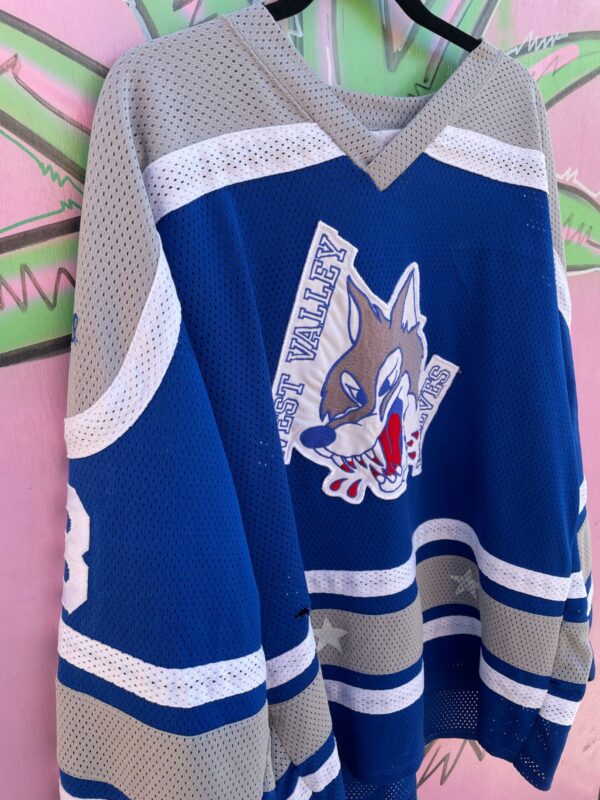 *AS-IS* WEST VALLEY WOLVES OVERSIZED HOCKEY JERSEY #38 SULLIVAN