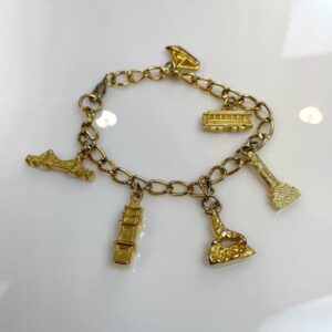 Photo detail:*AS-IS* SO CUTE! RETRO SAN FRANCISCO TOURIST CHARM BRACELET
