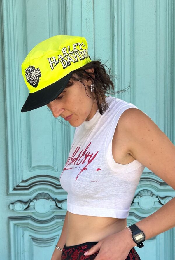 *AS-IS* 1980S CROPPED NEW YORK CITY GRAPHIC RINGER TEE