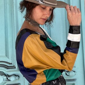 Photo detail:COWBOY HAT W/ FUNKY METAL EMBELISHMENTS