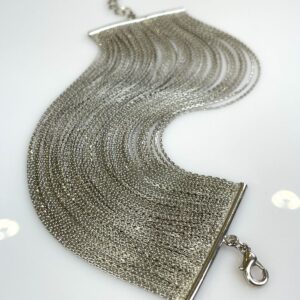 Photo detail:SHINY & SLINKY MULTI-STRAND SNAKE CHAIN BRACELET