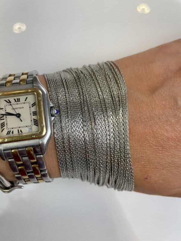 SHINY & SLINKY MULTI-STRAND SNAKE CHAIN BRACELET