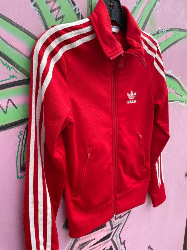 CUTE! 2 PIECE ADIDAS STRIPED SIDE TRACKSUIT, SMALL FIT