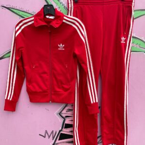 Photo detail:CUTE! 2 PIECE ADIDAS STRIPED SIDE TRACKSUIT, SMALL FIT
