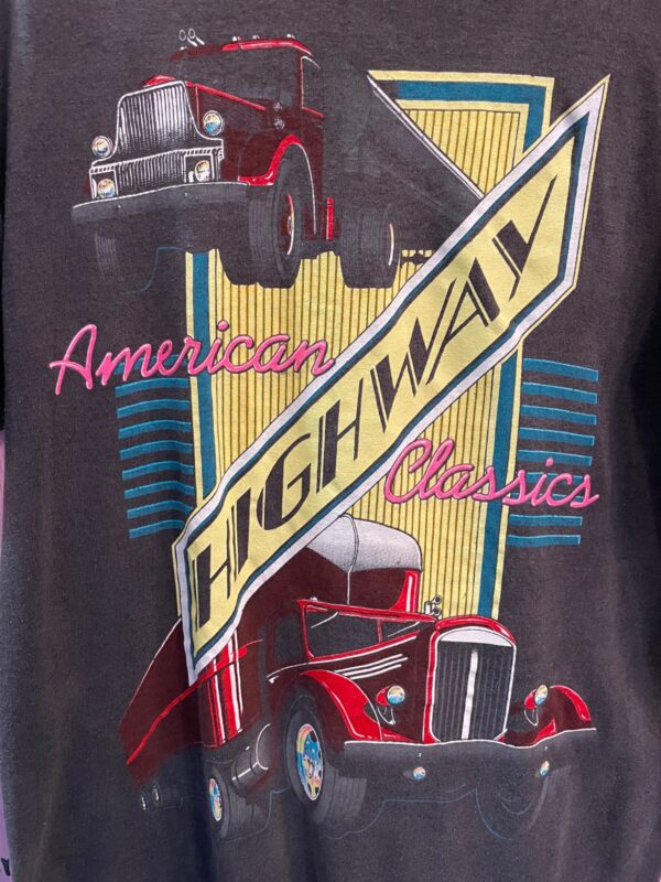 AMERICAN HIGHWAY CLASSICS HOT ROD GRAPHIC TEE FADED