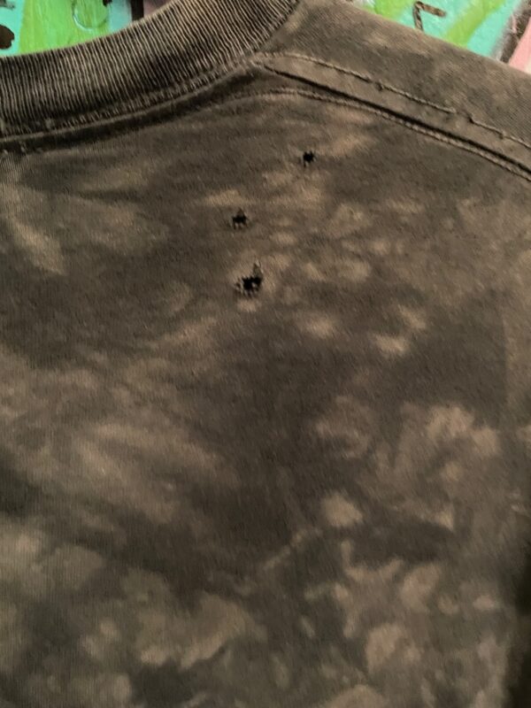 AS-IS HOWLING WOLF PACK MOON CANYON GRAPHIC FADED MINERAL WASH T SHIRT