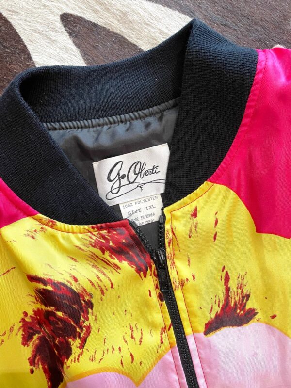 WOW! ALL OVER PRINT MARILYN MONROE SILKY BOMBER JACKET