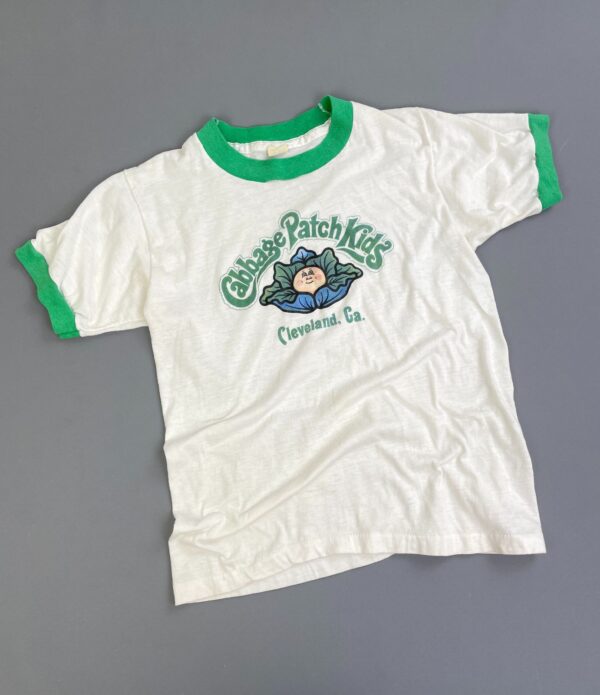 *AS-IS* SO FREAKIN CUTE! ORIGINAL 1980S CABBAGE PATCH KIDS RINGER TEE