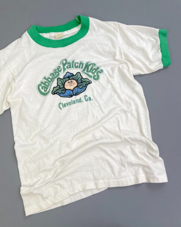 *AS-IS* SO FREAKIN CUTE! ORIGINAL 1980S CABBAGE PATCH KIDS RINGER TEE