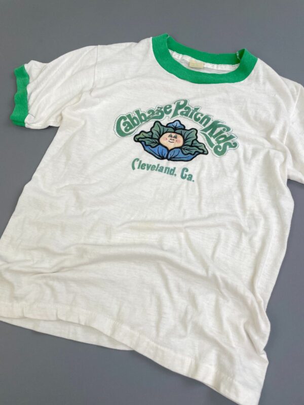 *AS-IS* SO FREAKIN CUTE! ORIGINAL 1980S CABBAGE PATCH KIDS RINGER TEE