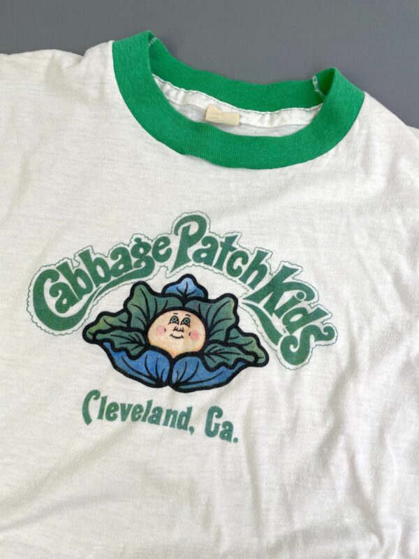 *AS-IS* SO FREAKIN CUTE! ORIGINAL 1980S CABBAGE PATCH KIDS RINGER TEE