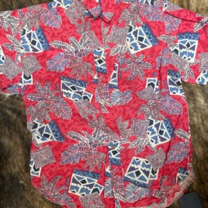 Photo detail:1980S-90S FADED FLORAL PRINT COTTON SHORT SLEEVE HAWAIIAN SHIRT