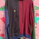 *AS-IS* HEAVY FRENCH TERRY COLORBLOCK HOODED SWEATSHIRT