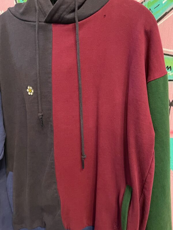 *AS-IS* HEAVY FRENCH TERRY COLORBLOCK HOODED SWEATSHIRT