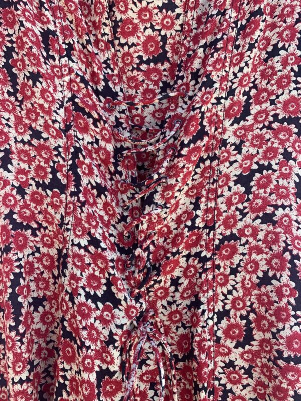 SWEET! NWT SHORT SLEEVE BUTTON DOWN DITSY FLORAL PRINT BABYDOLL DRESS