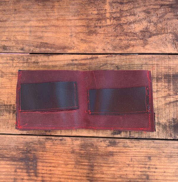 SO COOL CUSTOM PATCHWORK LEATHER WALLET F DESIGN