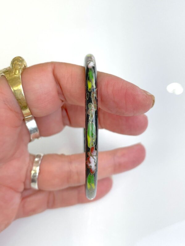 CLASSIC FRENCH CLOISONNE ENAMEL BANGLE BRACELET
