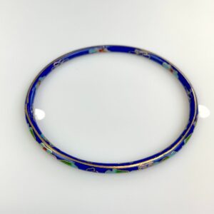 Photo detail:THIN FRENCH CLOISONNE ENAMEL BANGLE BRACELET