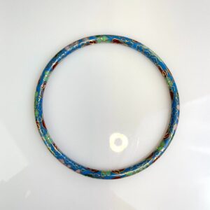 Photo detail:CLASSIC FRENCH CLOISONNE ENAMEL BANGLE BRACELET