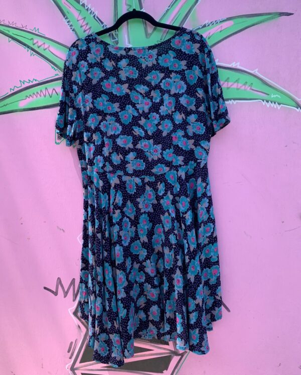 CUTE 1990S RAYON BABYDOLL DRESS