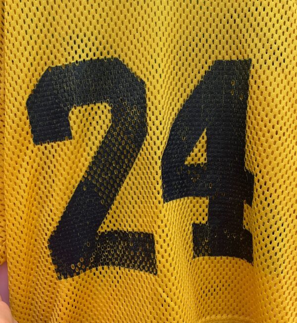 RETRO #24 SUPER CROPPED PRACTICE FOOTBALL JERSEY - V-NECK