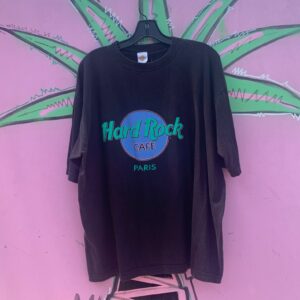 Photo detail:CLASSIC! 1990S HARD ROCK CAFE PARIS GRAPHIC 50/50  TSHIRT