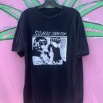 SONIC YOUTH COTTON GRAPHIC TSHIRT